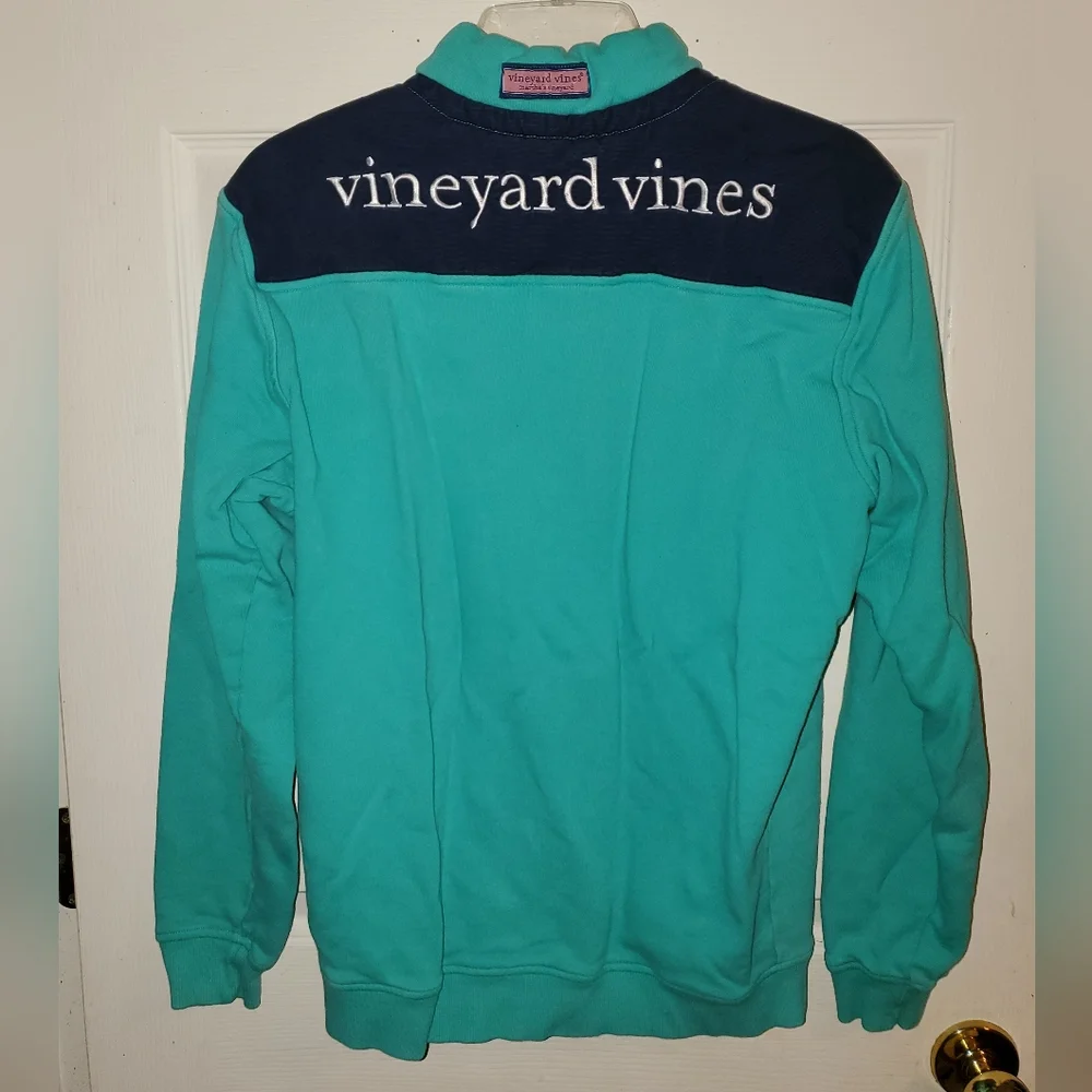 💸 5 for $20 | Vineyard Vines Quarter Zip Long Sleeve Pullover Sweatshirt - Picture 7 of 16
